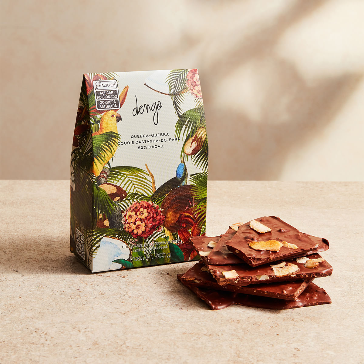 Chocolate Quebra-Quebra Coco Com Castanha do Pará | 200g