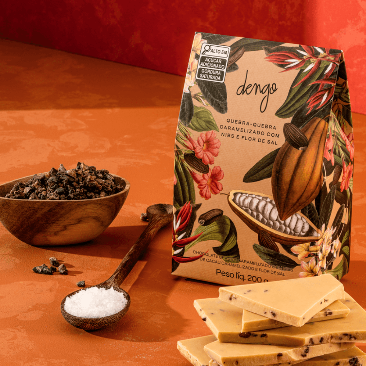 Chocolate Quebra-Quebra Caramelo | 200g - Foto 3