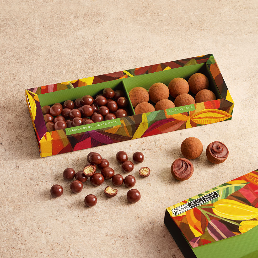 Caixa de Chocolate ao Leite Chamego | 138g - Foto 2