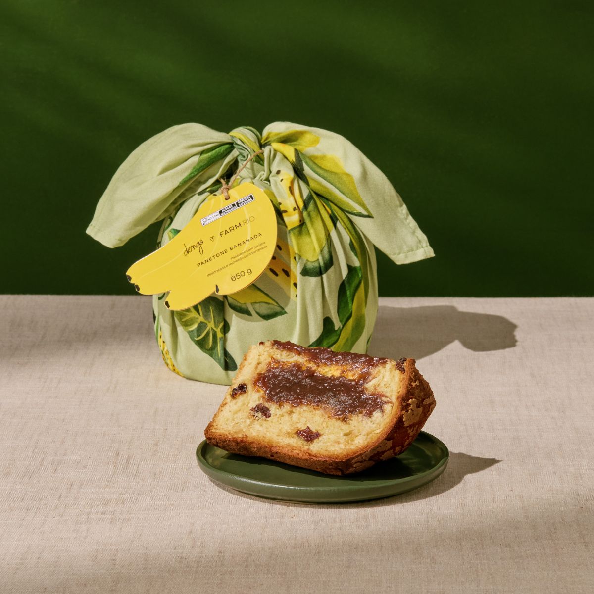 Panetone Recheado Bananada Collab Farm | 650g - Foto 2