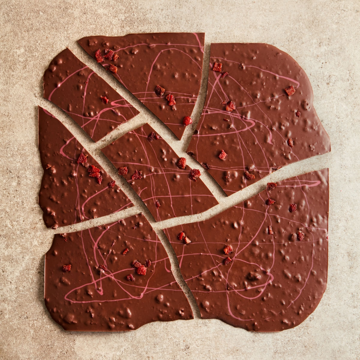 Chocolate Quebra Quebra de Morango a Granel | 100g