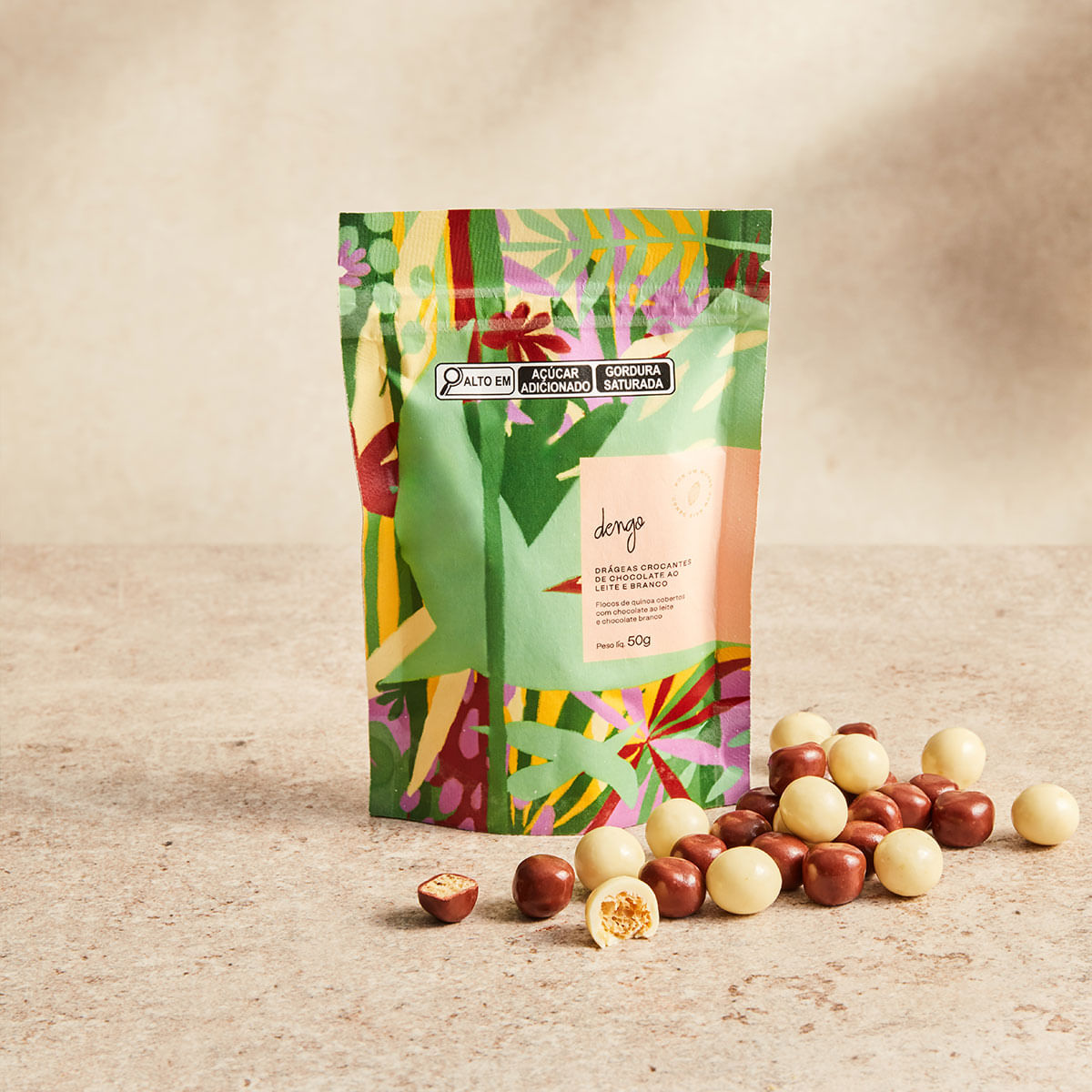 Drágeas Ao Leite Com Chocolate Branco | 50g