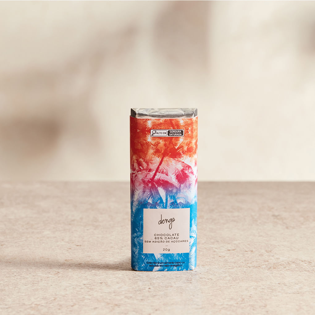 Barra Chocolate Intenso 65% Cacau Zero Adição de Açúcares | 20g - Foto 2