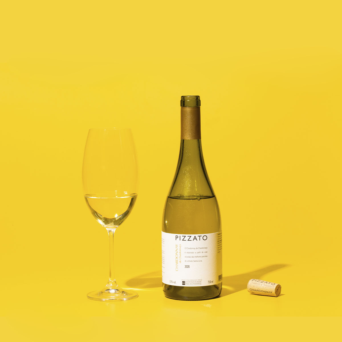 Vinho Branco Pizzato  Chardonnay  | 750ml - Foto 2