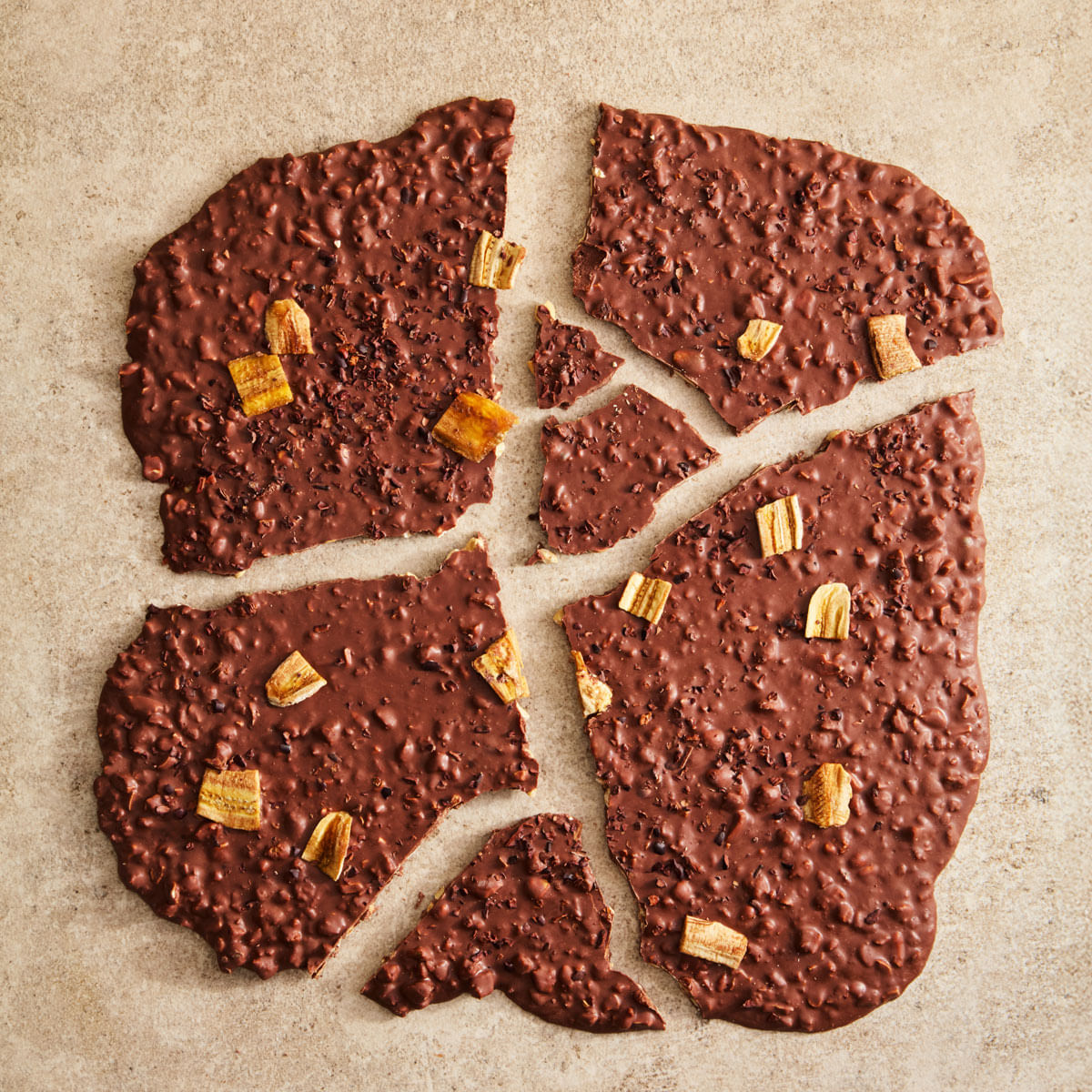 Chocolate Quebra Quebra Banana e Castanha de Caju Zero Adição de Açúcares a Granel | 100g